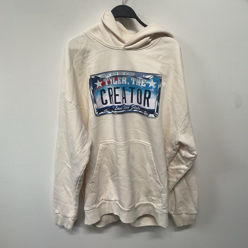 Tyler The Creator Golf Days Austin City Limits ACL Texas White Hoodie Sz XL 1/4
