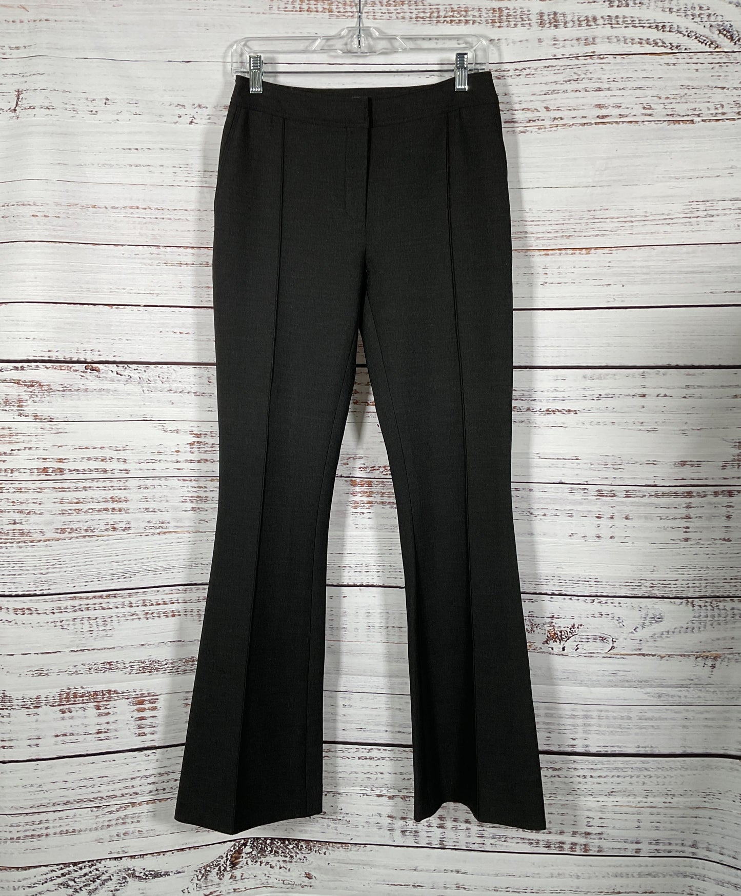 Burberry Flared Slack Pants Dark Gray 4