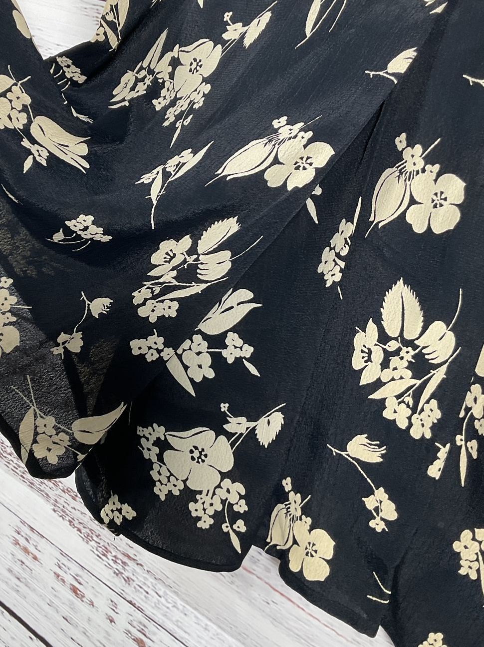 Giorgio Kauten Vintage Floral Print Romper Black S