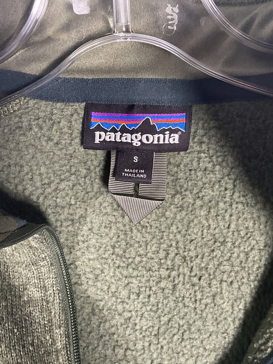 Patagonia Green Pullover Quarter Zip Sweater - Size S