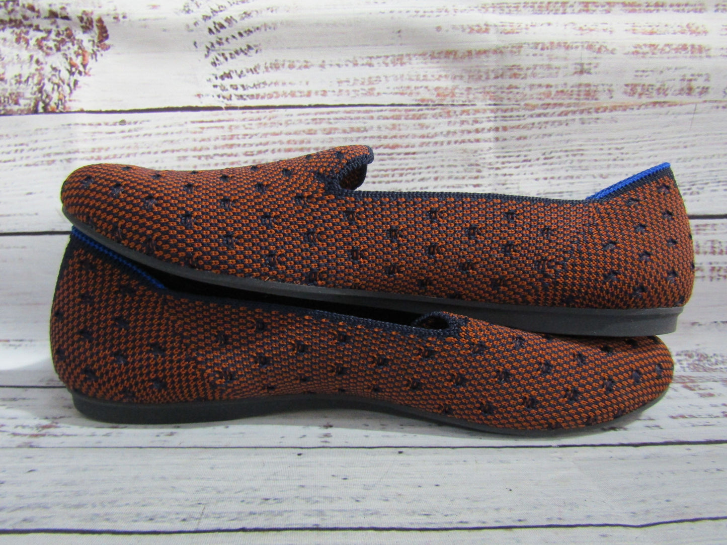 Rothy's The Loafer Women's Brown Sienna Dot Flats Size 6.5