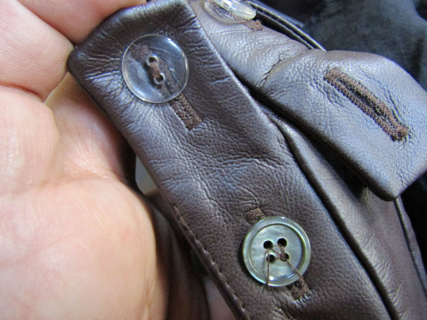 Aya Muse Women's Brown Faux Leather Pants Size XS