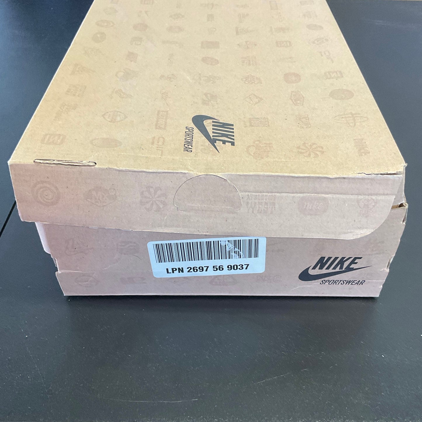 Nike Sweet Classic Leather White/Metallic Silver Black Size 11.5