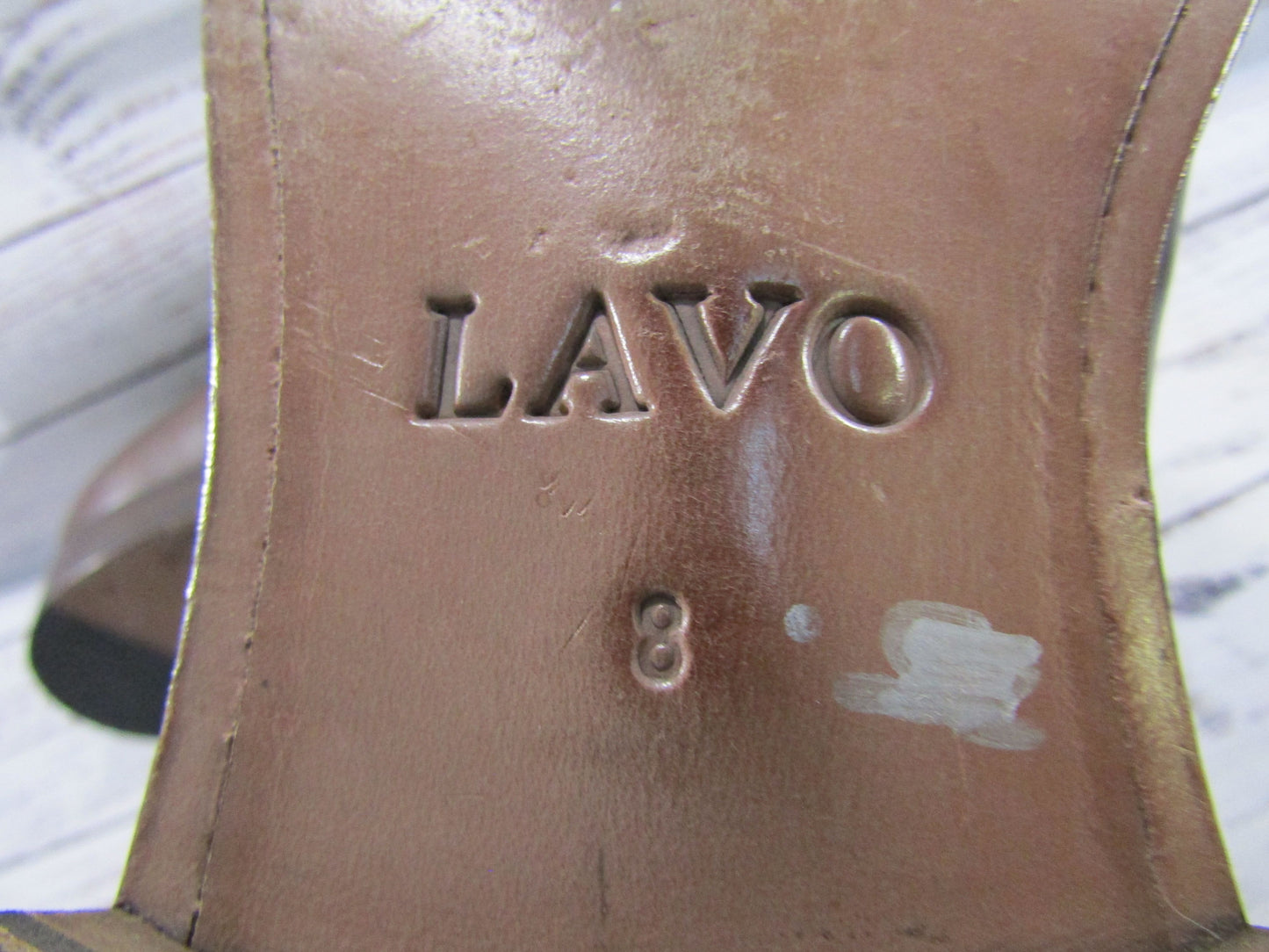 Lavo Men's Brown Leather Cap Toe Double Monk Strap Loafers Size 8