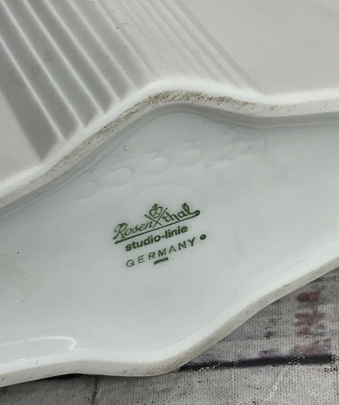 Rosenthal Studio-Line Vintage Tree of Life Porcelain Vase White
