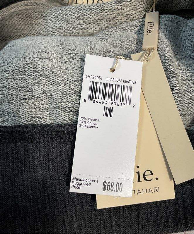 NWT Elie Tahari Charcoal Gray Viscose Blend Women's Skirt Size M