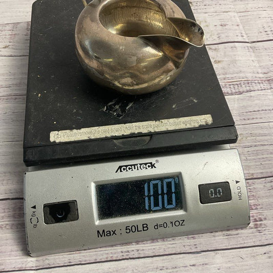 Antique TRP Bogota .900 Colombian Silver Creamer 100 Grams