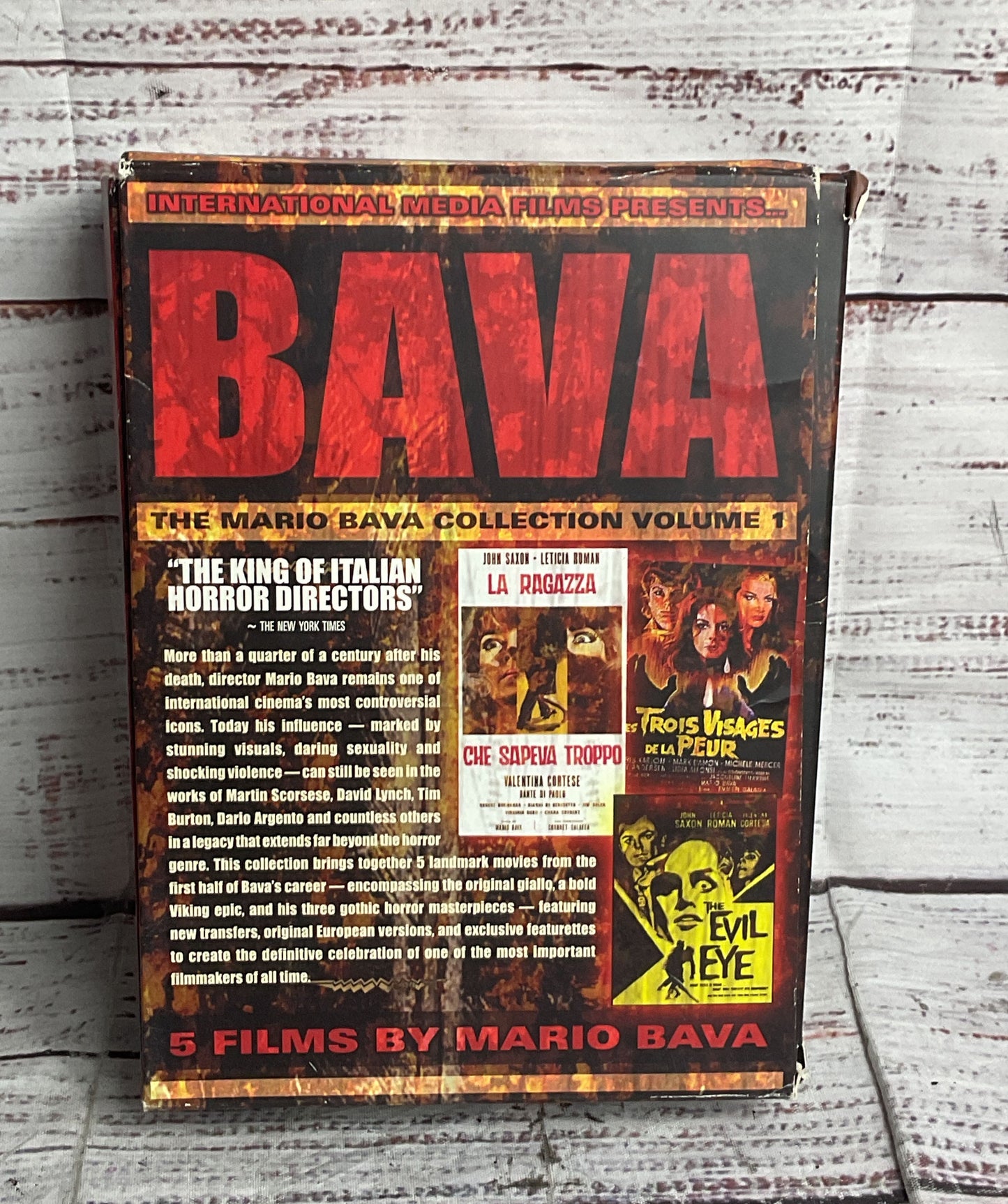 The Mario Bava Collection Volume 1 Boxed DVD Set