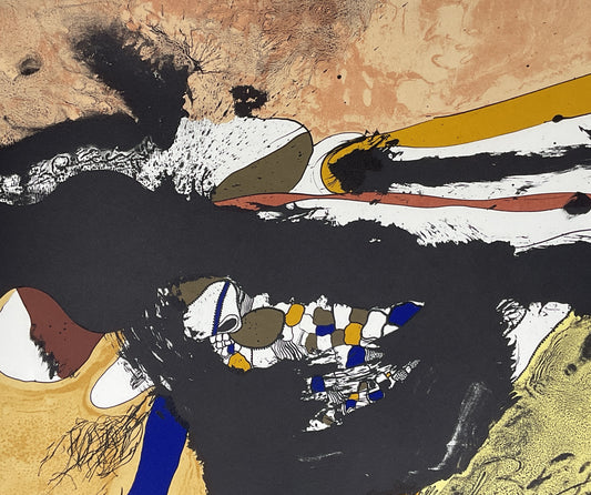 Untitled 1976 Lithograph Print Signed by Josep Guinovart