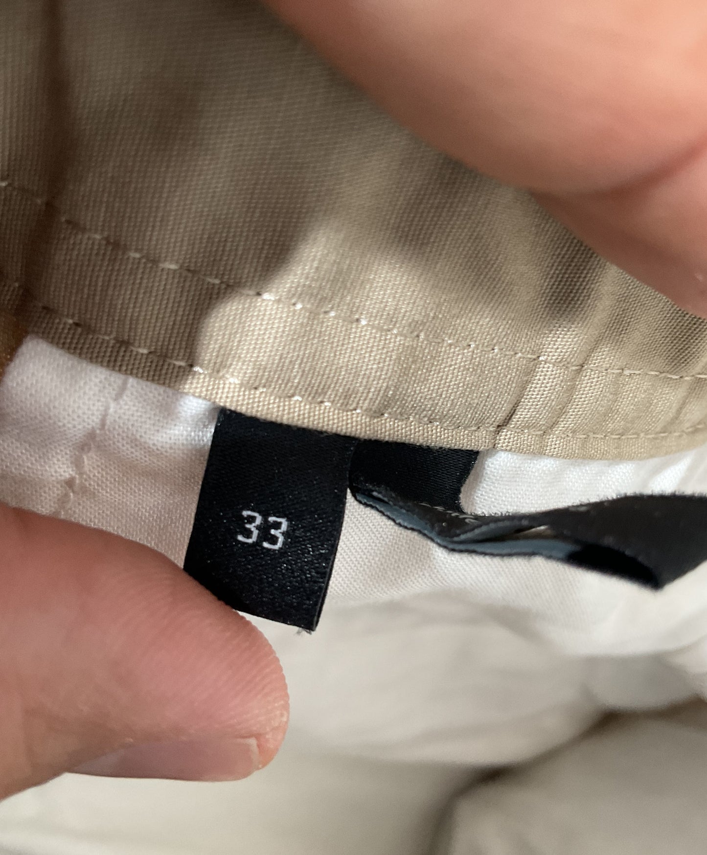 Theory Mayer Men's Dark Beige Drawstring Pants Size 33