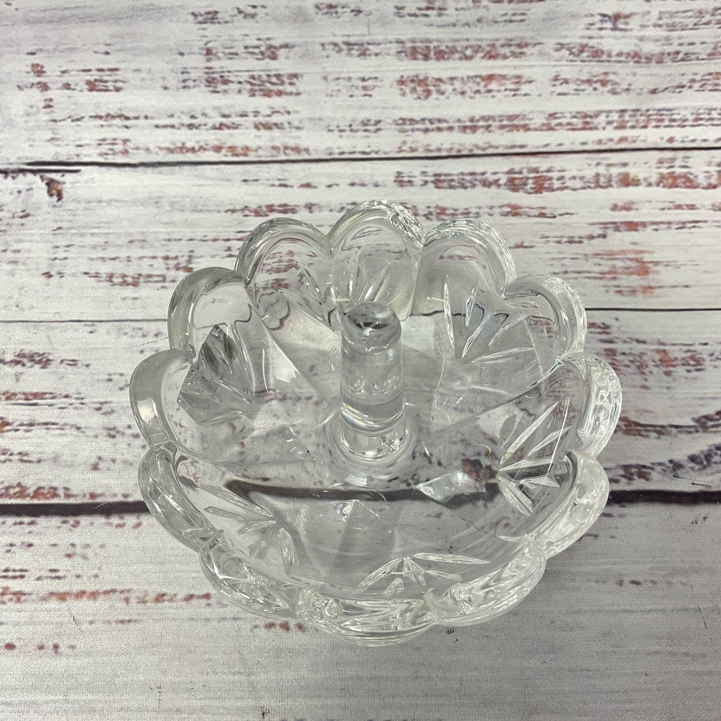 Marquis By Waterford Crystal Glass Ring Holder Dish Bowl 4"x4"x2.5"
