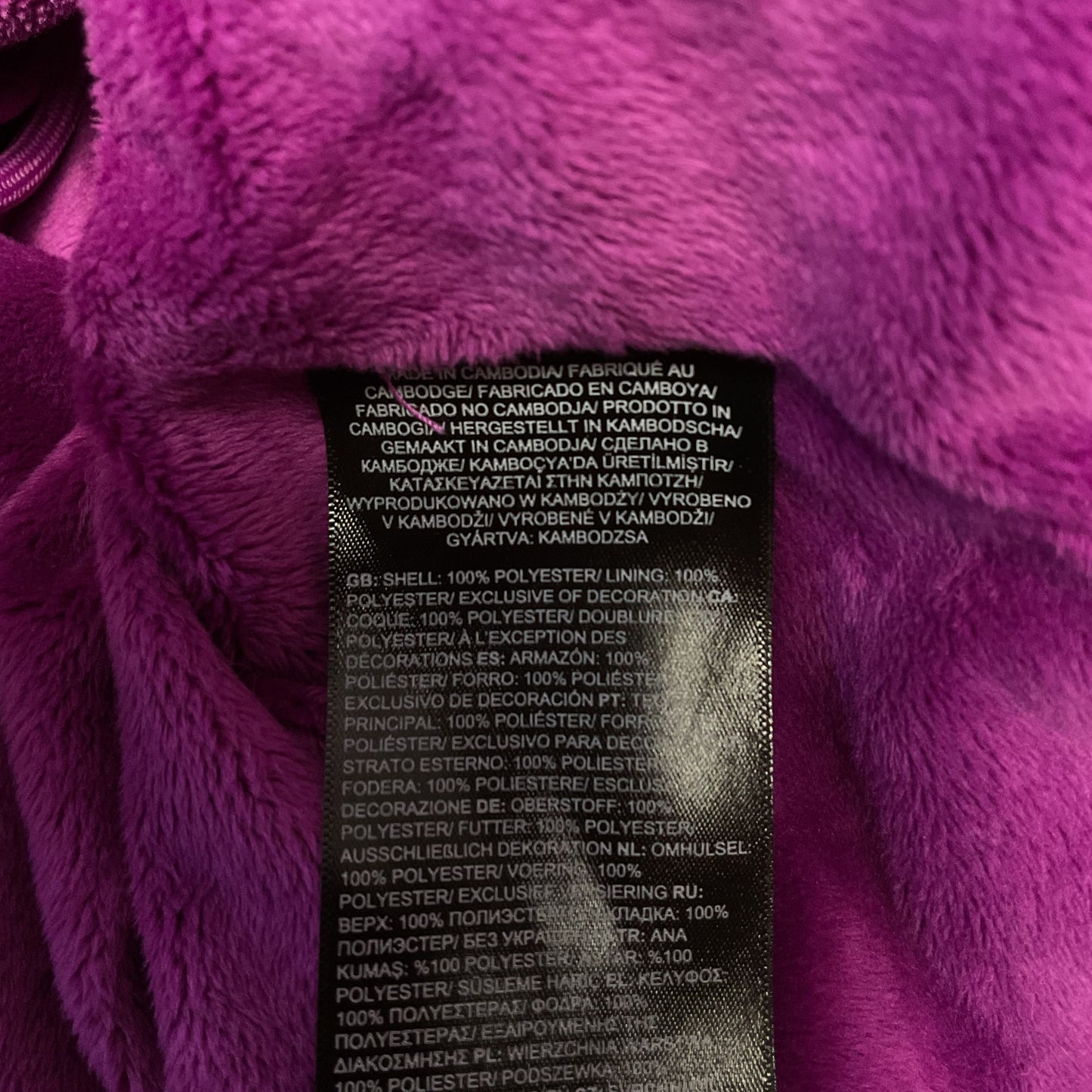 The North Face Shelbe-Lito Hoodie Purple Hat - Size S