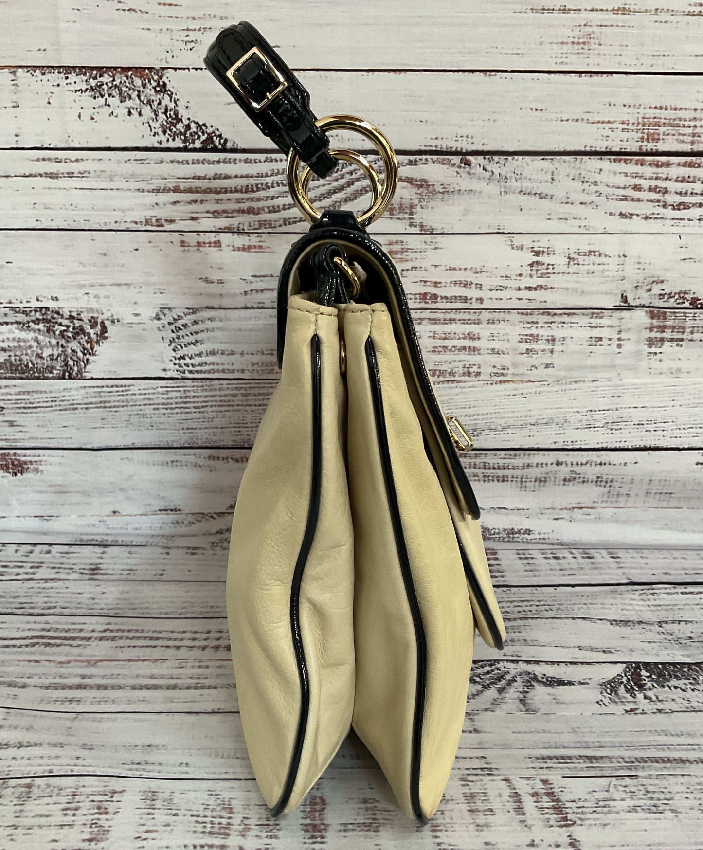 Rebecca Minkoff Women's Cream Leather Top Handle Bag