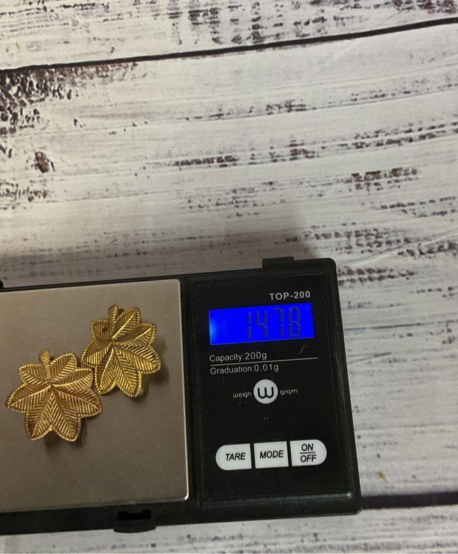 BB&B Bronze Vintage US Army 2 Brooch