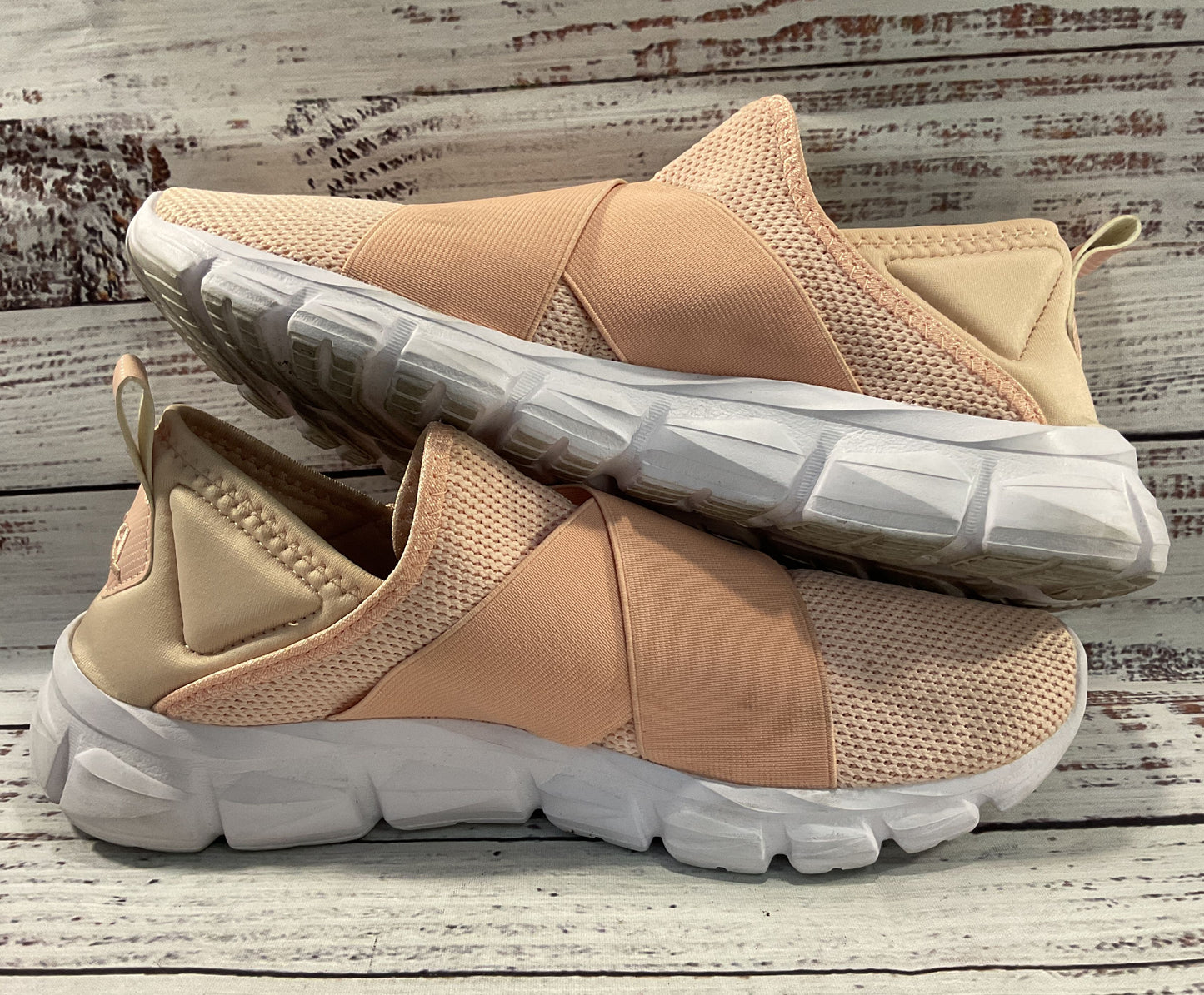 Asics Quantum Lyte Women's Breeze Peach Slip-On Shoes Size 7