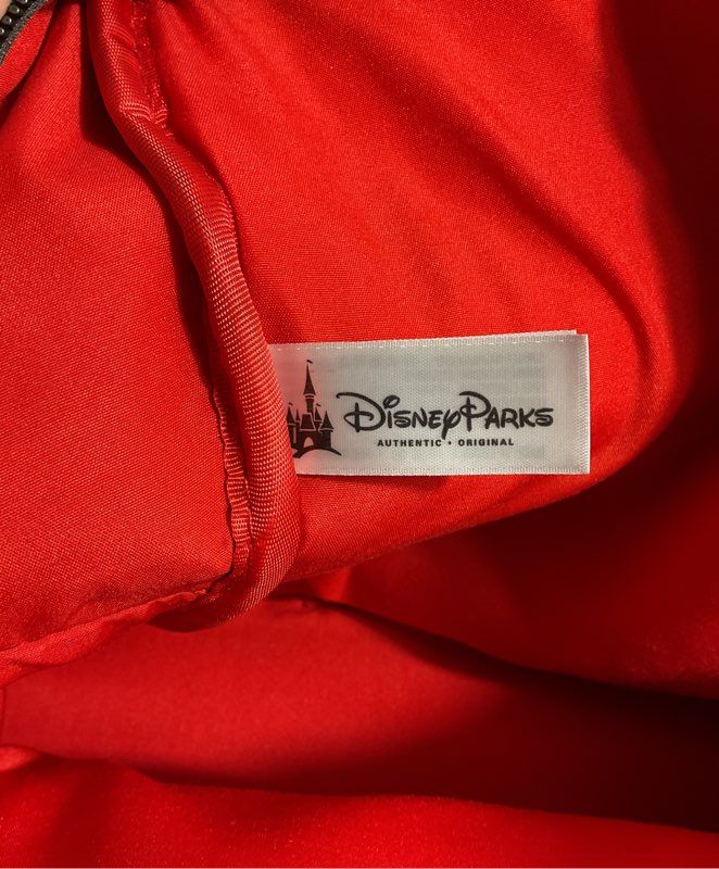 Walt Disney World Parks Minnie Mouse Bows Black & Red Mini Backpack