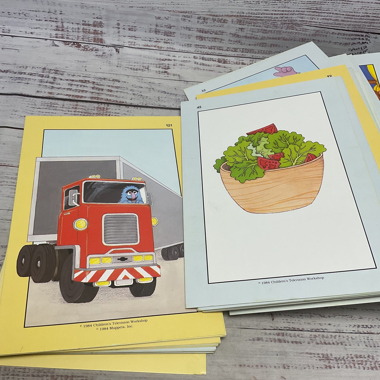 Sesame Street Large Picture Cards English As Second Language 75 Cards