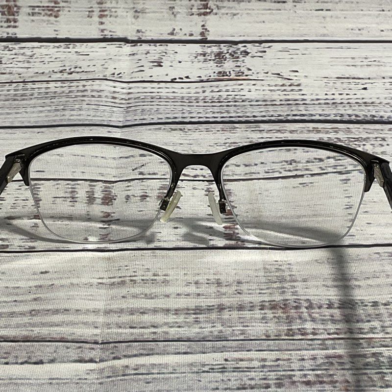 DKNY DK3000 001 Black Half Rim Glasses FRAMES ONLY