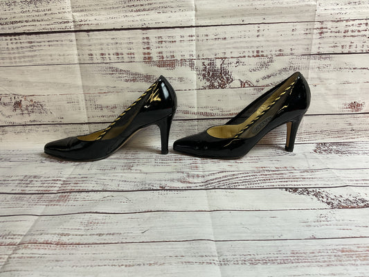 Bally Black/Gold Heel Women's 6