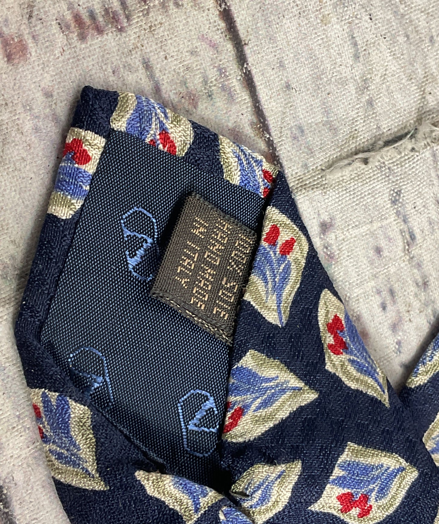 Valentino Floral Silk Tie Multicolor
