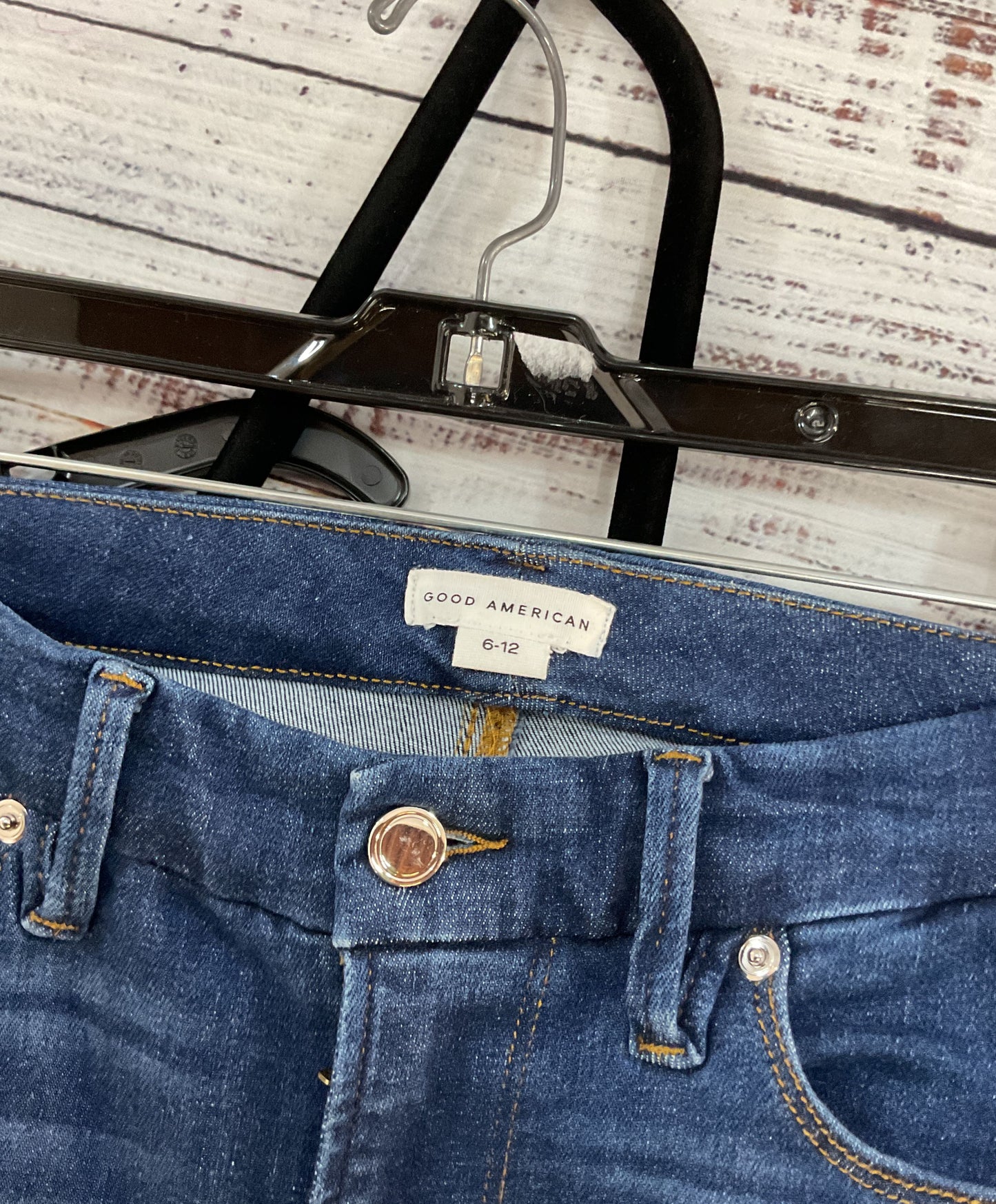 Women' Good American Blue Straight leg Jeans Size 6-12