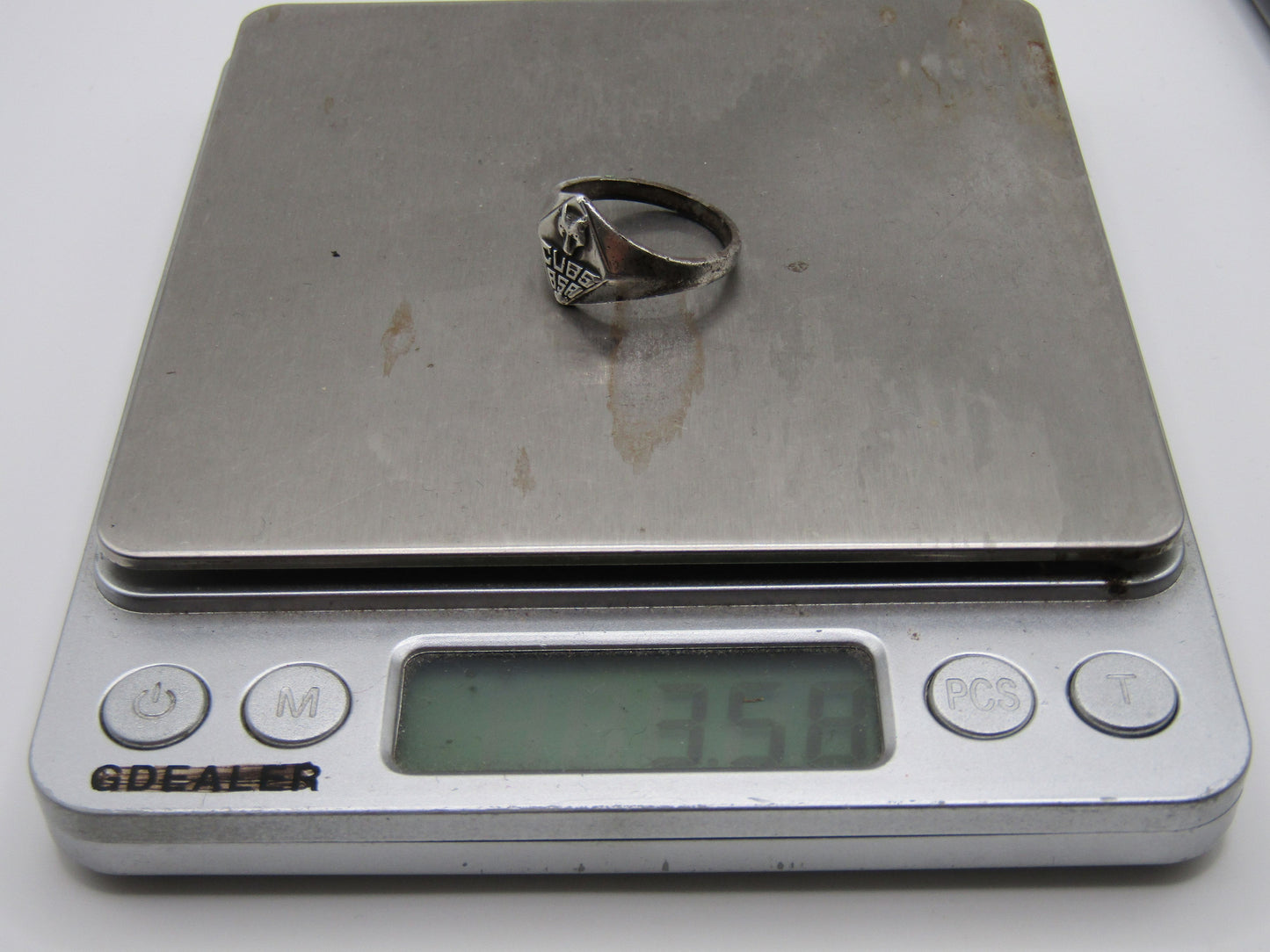 Vintage Boy Scouts of America Wolf Head Emblem Ring Size 8.5