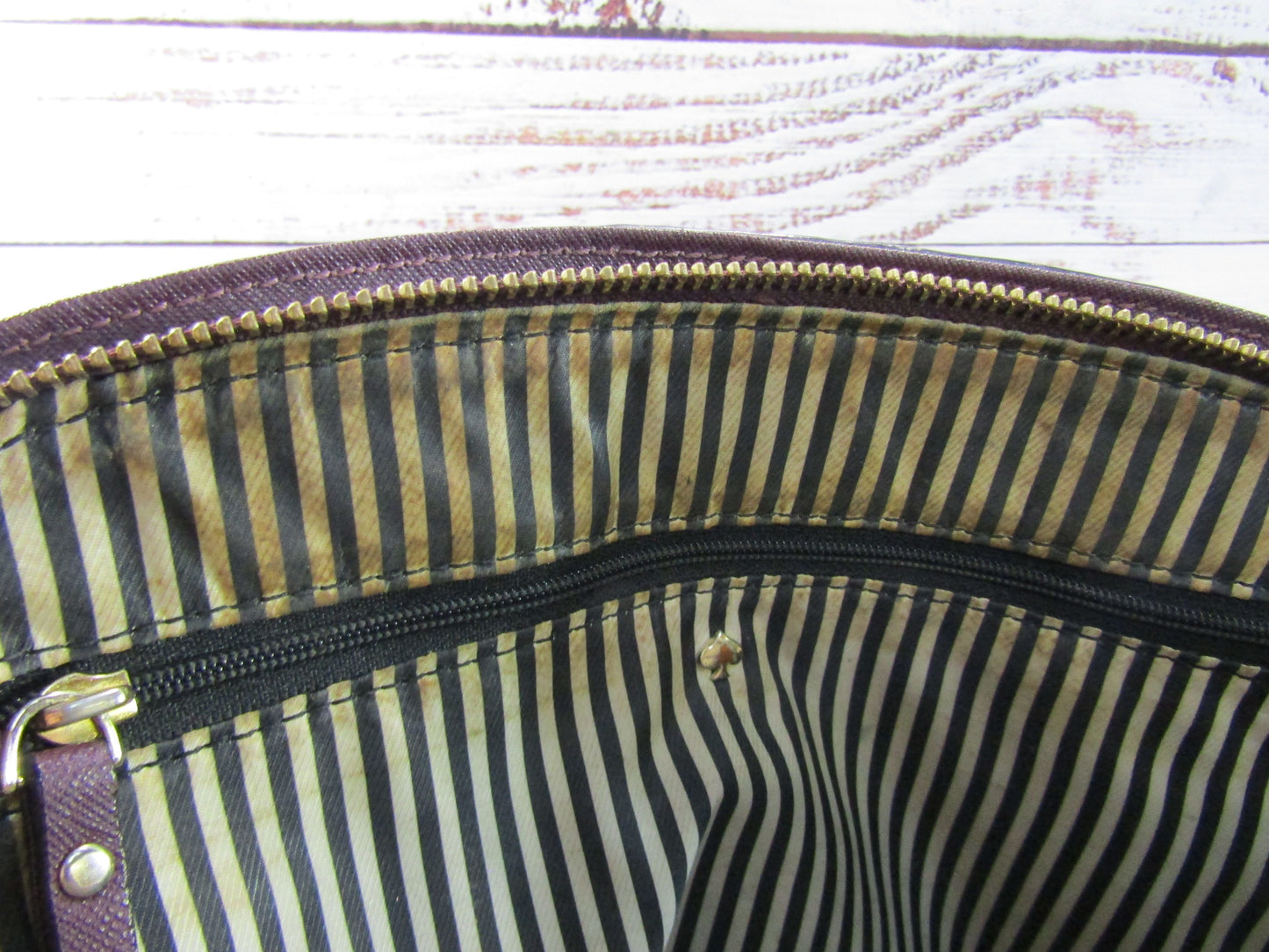 Kate Spade Cameron Street Lottie Women's Purple Saffiano Leather Satchel Bag