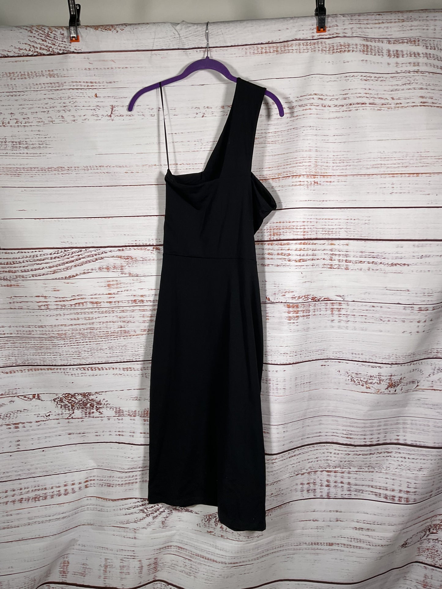 Susana Monaco Black Asymmetrical Dress - Size L