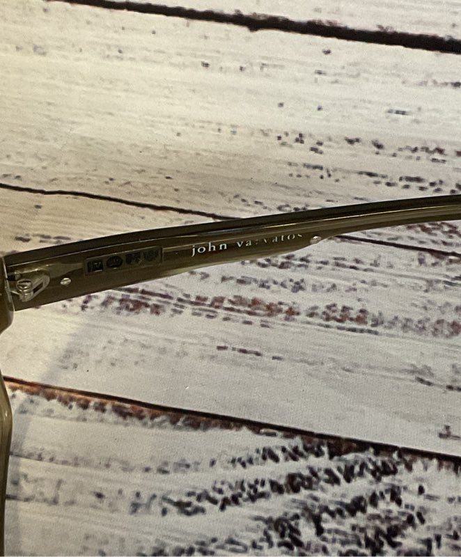 John Varvatos Eyeglasses Frames Only V332 Olive Size 140