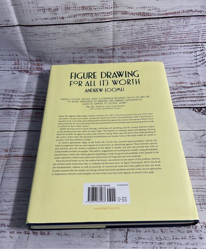 Figure Drawing For All It's Worth Hardcover, By Loomis Andrew Good