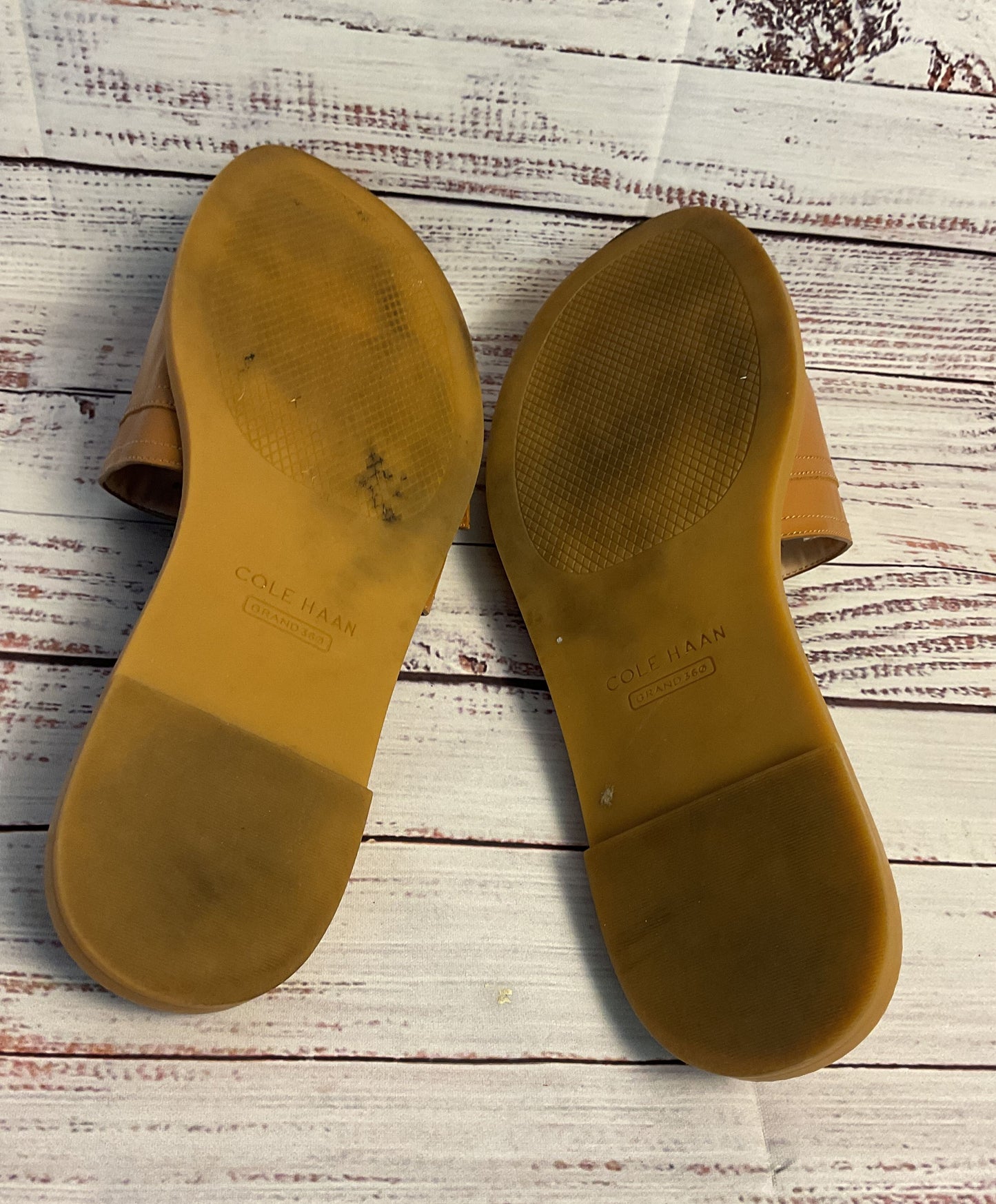 Women's Cole Haan Brown Slip-On Flat Sandal Women 7.5