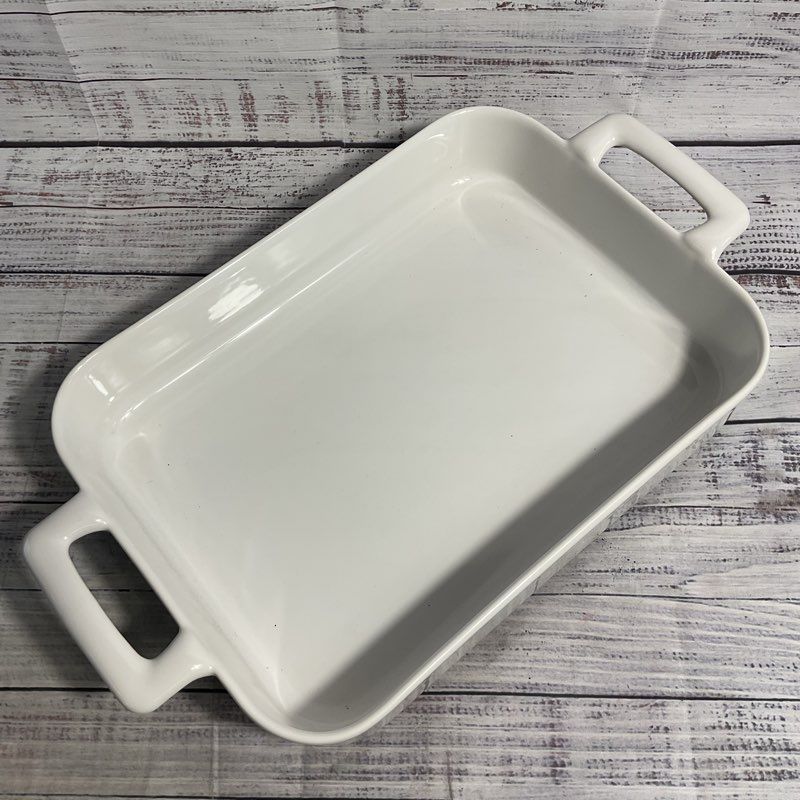 Revol Belle Cuisine White Ceramic 13" Casserole Roasting Dish