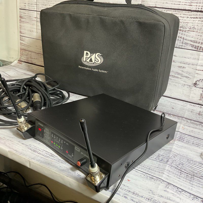 AUDIO TECHNICA ATW-R14 UHF DR-R4 Diversity Receiver with DR-T600 Microphone