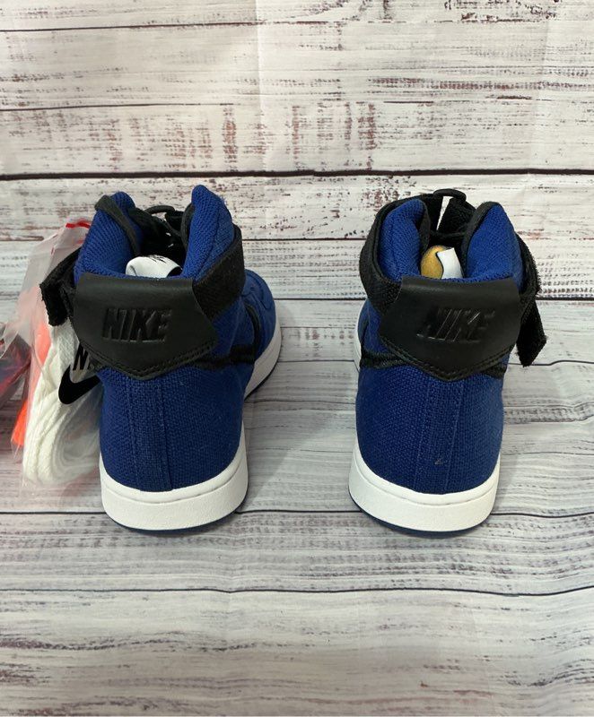 NWOB Unisex Nike X Stussy Vandal High Trainers Deep Royal Blue Sneaker Size 6