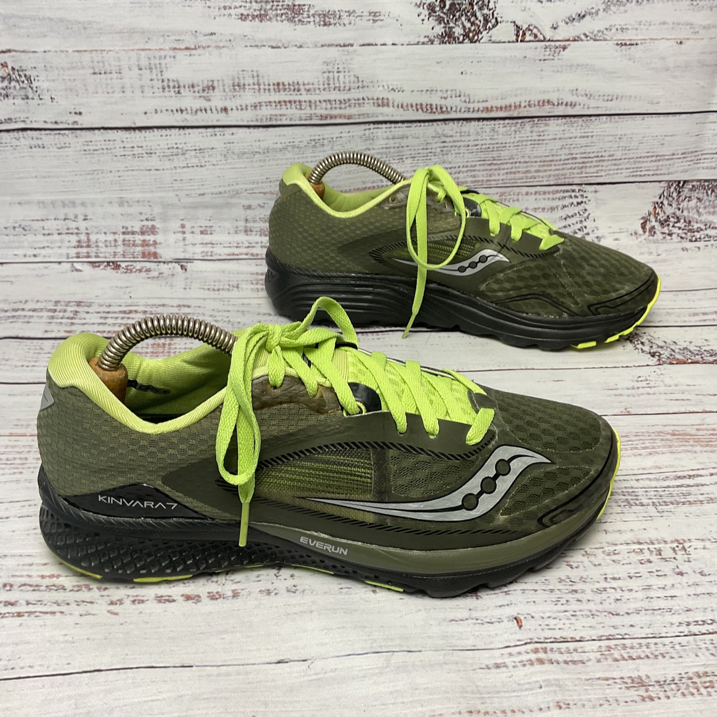 Saucony Kinvara 7 Green Sneaker Athletic Shoe Men Size 8.5