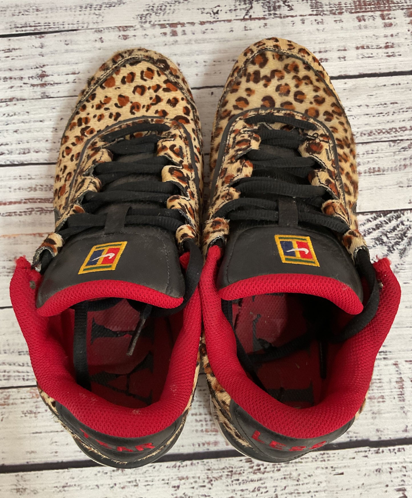 Nike Air Vapor Wing Premium Women's Leopard Print Calf Hair Sneakers CQ9679-001