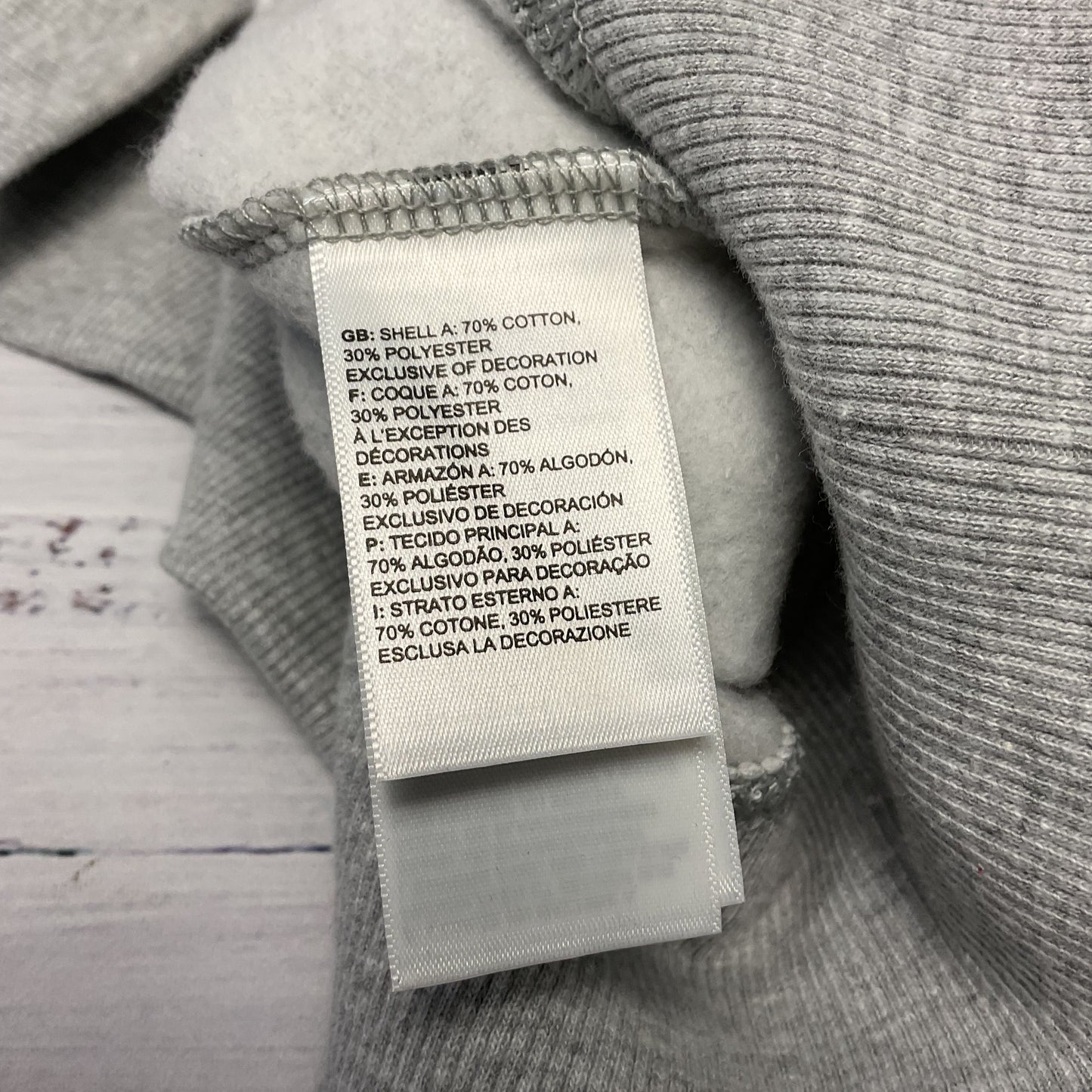 The North Face Grey Pullover Hoodie Jacket - Size M