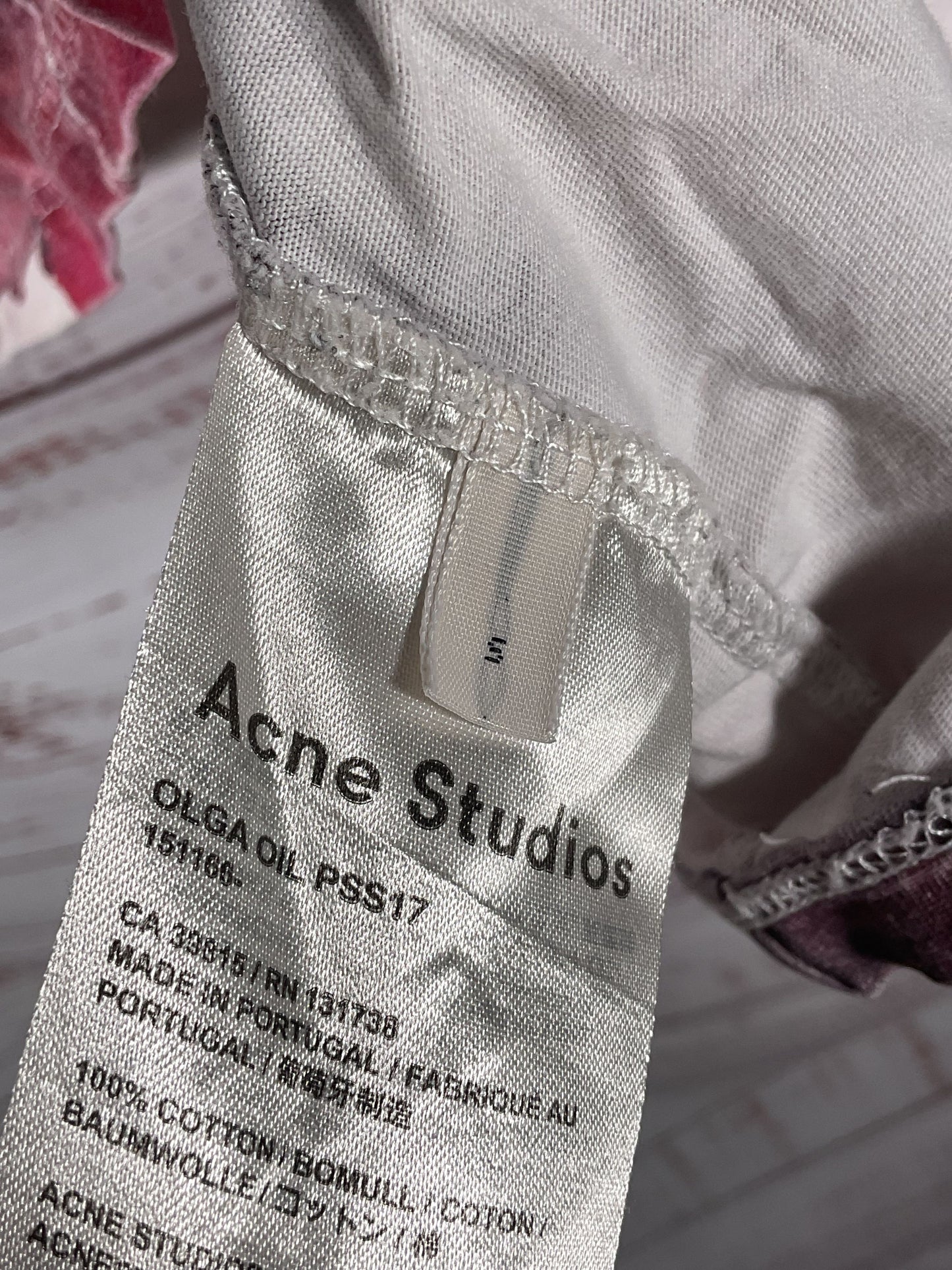 Acne Studios Striped Tie-dye T-Shirt - Size S