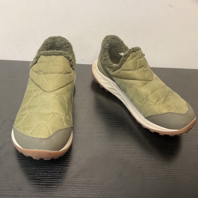 Merrell Antora Green Quilted Sneaker Hiking Shoe Women 7.5
