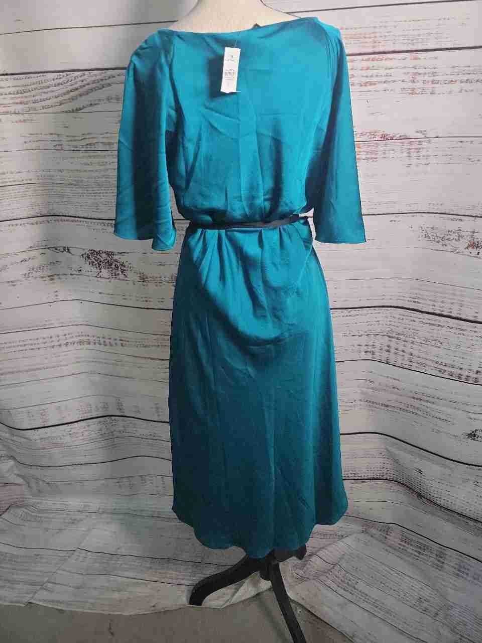 NWT Ann Taylor Turquoise Dress Size 14 Retail $169