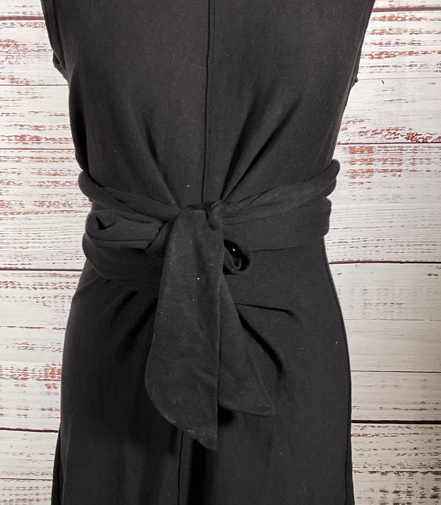 Modern Citizen Tie Around Knee Length Dress Black M