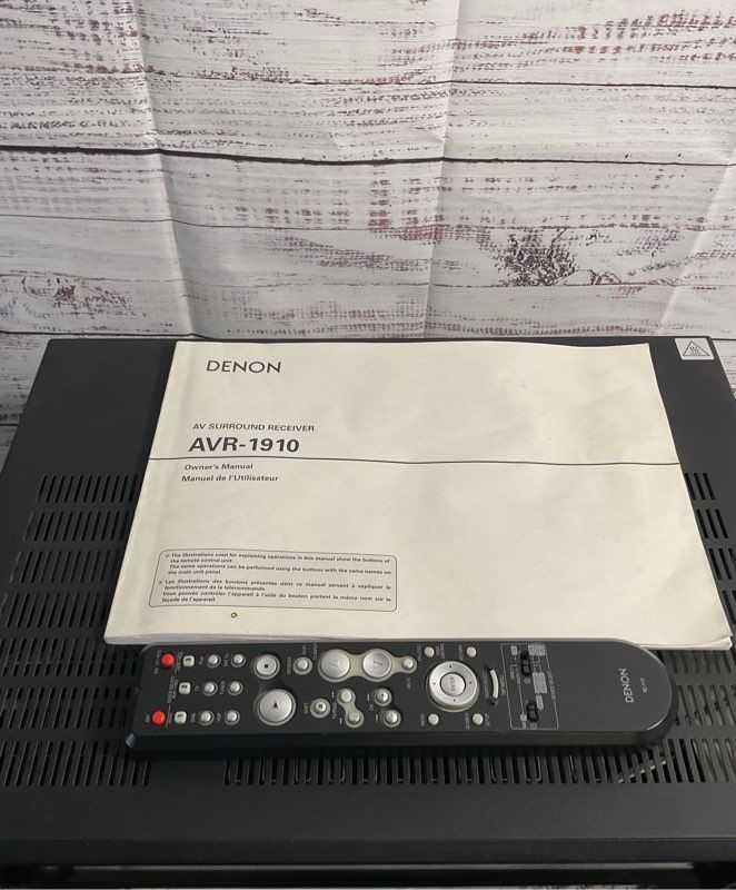 Denon AVR-1910 Home Theater AV Amplifier 7.1 Surround Sound Receiver With Remote