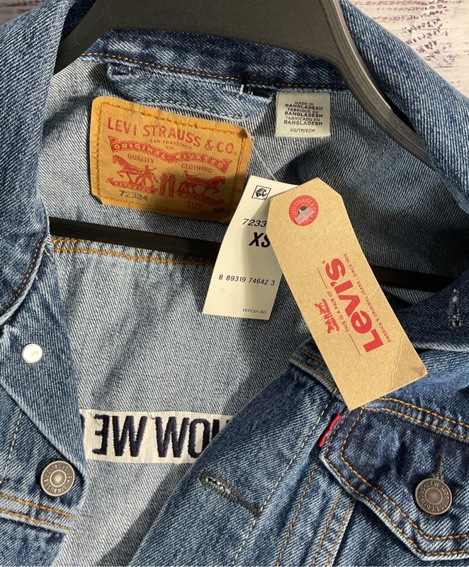 NWT Levi's Denim This is How We Country Jean Jacket Size XS
