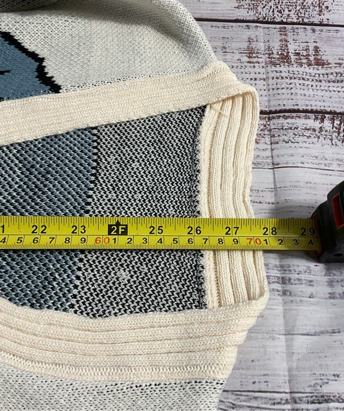 Disney Knitted Cardigan Donald Duck (Loose Fit!) Med-large Fit With Pockets