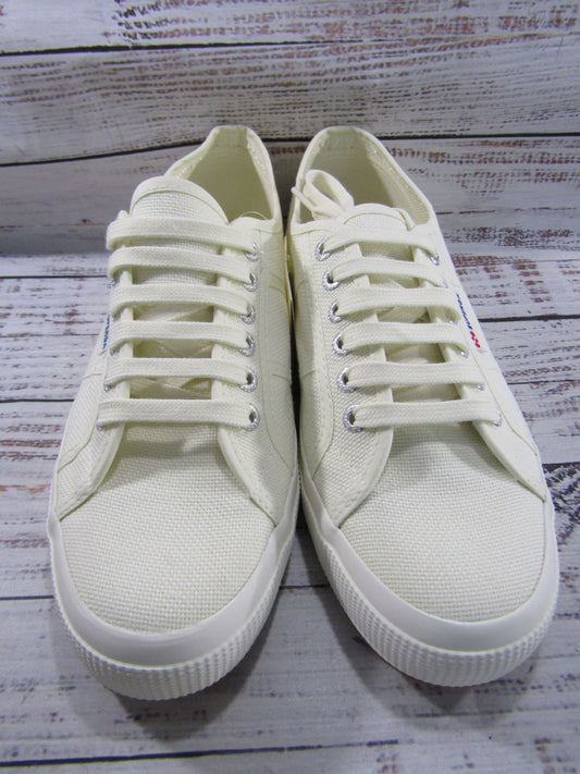 Superga Cotu Classic Men's Beige Canvas Low Top Sneakers Size 9 2750