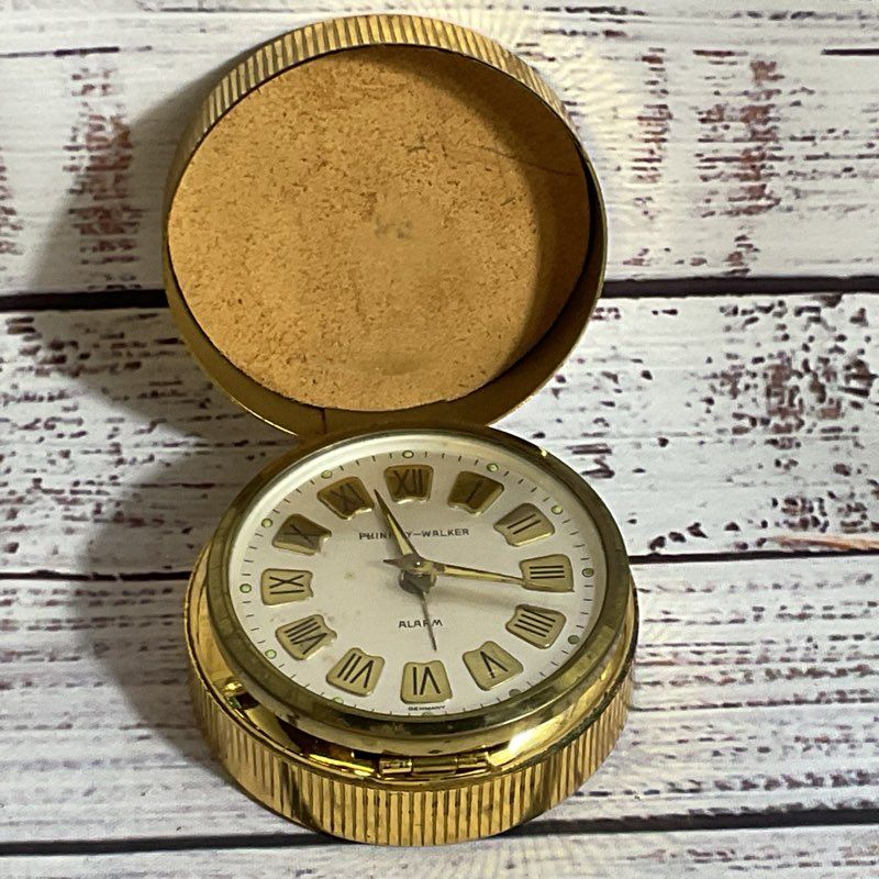 VTG. Phinney & Walker German Travel Table Clock
