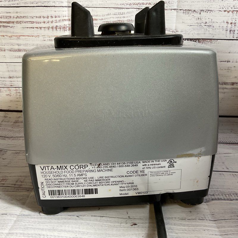 VITA-MIX Model VM0103 Professional Series Culinary Institute Of America