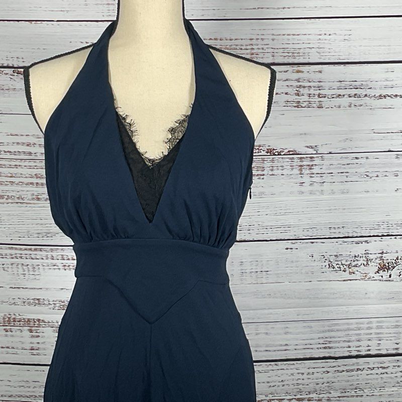 DIANE VON FURSTENBERG NAVY BLUE dress - Size 6