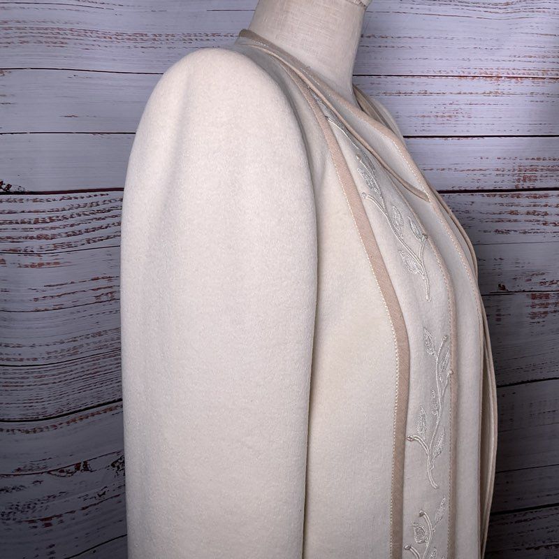 S. BALIAN DESIGNS 2pc. Women's Embroidered Belted Dress & Coat SEE MEASUREMENTS