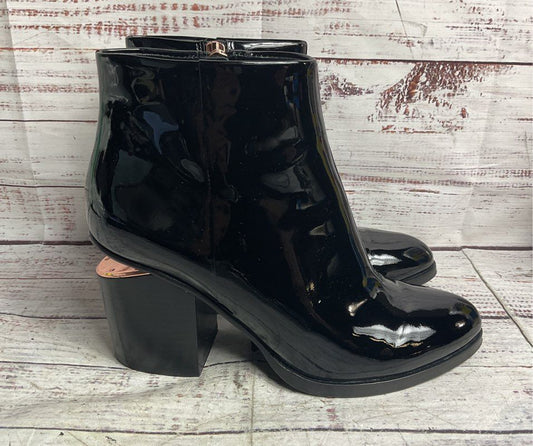 Alexander Wang Gabi Patent leather Ankle Booties Black 36
